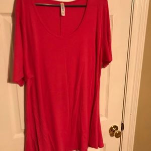 LuLa Roe Perfect Tee 3XL in pink